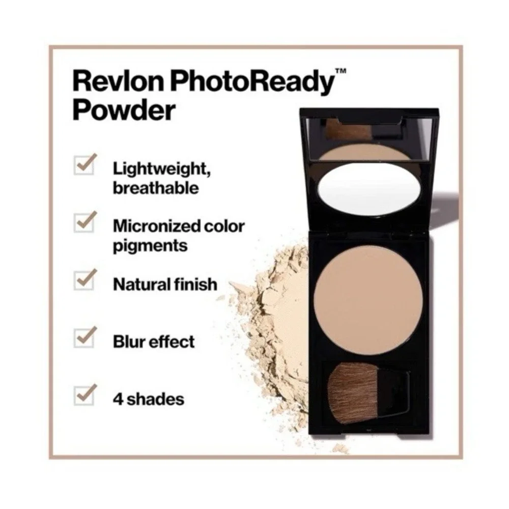 NEW Revlon PhotoReady Pressed‎ Face Powder/BLURRING POWDER 020 LIGHT / MEDIUM